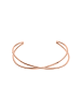 Steel_Art Armspange Frauen Dafne silberfarben poliert in rosegoldfarben