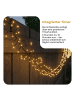 STAR Trading LED Lichterkette Akku 160 LEDs Warmweiß 11,2 m Schwarz – Außenlichterkette