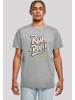 F4NT4STIC T-Shirt Scooby Doo Ruh-Roh Dog Tag in grau meliert