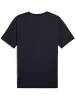 Puma T-Shirt "ESS Small Logo Poly Tee" in Blau