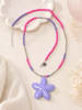 collezione alessandro Lange Kette " Fleur " in rosa