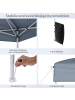COSTWAY Pop up Pavillon 3 x 3 m in Grau