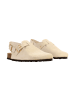 Divine Factory Leder-Pantoletten Noga Boreal BS Edge Beige