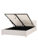 Beliani Doppelbett LAURESSES in Beige - (W) 148 x (H) 76 x (L) 214 cm