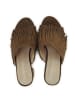 Findlay Peeptoes-Pantolette CUPA in timber brown