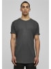Urban Classics Long Tees in charcoal