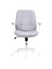 Beliani Bürostuhl CARLTON in Grau/Weiß - (W) 60 x (H) 87 x (L) 60 cm
