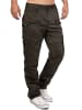Cipo & Baxx Herren Straight Fit Jeans Mid Waist in Khaki
