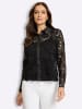 Heine Spitzen-Bluse in schwarz