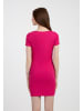 myMo Minikleid Aus Rippstrick in Pink