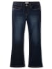 sheego Bootcut-Jeans in dark blue denim