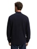 Tom Tailor Pullover in knitted navy melange