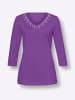 Sieh an! 3/4-Arm-Shirt in lila