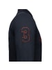La Martina Langarm-Poloshirt XMP306 in dunkelblau