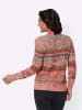 WITT WEIDEN Langarm-Pullover in rostrot-braun-meliert