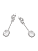 faina Women Drop Earrings in Silver White