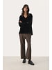PART TWO Langarm-Bluse MadisPW Gerade Passform in Black