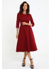 Awesome Apparel Kleid in Bordeaux