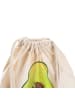 Mr. & Mrs. Panda gym tasche Avocado Kern mit Spruch in Creme
