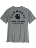 CARHARTT  T-Shirt "Irvine Relaxed Work T-Shirt" in Grau