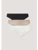 Hessnatur Slip Regular Cut 3er Pack in puder