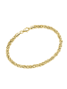 Smart Jewel Armband Fantasiekette, Gedreht in Gold