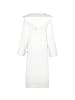 Cawö Cawö Bademäntel Damen Kapuze Classic 4345 weiß-silber - 607 in weiß-silber - 607