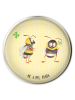 Mr. & Mrs. Panda Abfluss-Stopfen Hummeln Kleeblatt ohne Spruch in Gelb Pastell