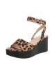 Ital-Design Sandale & Sandalette in Beige und Braun