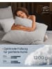 SONGMICS HOME 2er-Set: Kopfstützkissen Alyce in Grau - (B)80 x (H)18 x (T)80 cm