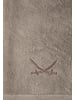 Sansibar 2er Badetuch-Set „Frottier-Kollektion Classic“, 90x180 cm in Taupe