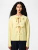 Pieces Strickjacke in Pale Banana