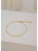 Hey Happiness Vergold. Armband Kugel 925 Sterlingsilber in Gold - (L) 15,5-19 cm