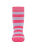ewers 2er-Set Stoppersocken ABS 2er Pack Regenbogen/Ringel in sorbet pink-beige mel.