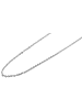 Adeliás Unisex Halskette – Ankerkette aus Edelstahl 55 cm in silber