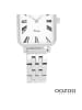 Oozoo Analog-Armbanduhr Oozoo Vintage Series silber extra groß (ca. 24x28mm)