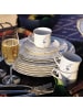 Villeroy & Boch Frühstückstasse mit Untertasse Vieux Luxembourg 240 ml in weiß-blau