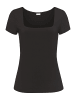 LASCANA T-Shirt in schwarz