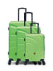 Les P´tites Bombes 3 tlg. Kofferset SERENA in Grün (95L/64L/37L)