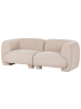 Beliani 2-tlg 2-Sitzer Sofa MJALBI in Beige