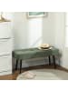 HOMCOM Sitzbank-100L x 36B x 45H cm-Grün