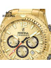 Festina Chronograph-Armbanduhr Festina Timeless Chronograph gold groß (ca. 45mm)