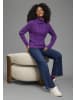 Kangaroos Rollkragenpullover in lila melange