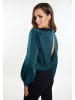 faina Damen Langarmbluse in Smaragd
