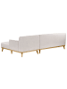 Beliani Ecksofa SIMOS in Grau/Braun - (W) 264 x (H) 80 x (L) 82 cm