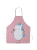 Mr. & Mrs. Panda Kellner Schürze Einhorn Fitness ohne Spruch in Rot Pastell