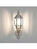 Licht-Erlebnisse Außen Wandlampe (B)15.5 x (H)54 cm in Weiß Gold
