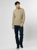 MCS Sweatshirt mit Halbreißverschluss Clement in Laurel Oak
