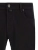 Jacob Cohen Schwarz Baumwolle Straight-Leg Jeans