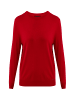 Finn Flare Rundhalspullover Basic in red